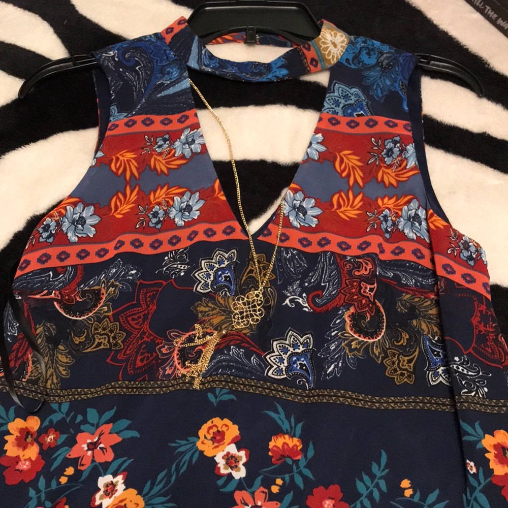 Multi color, multi pattern Dress